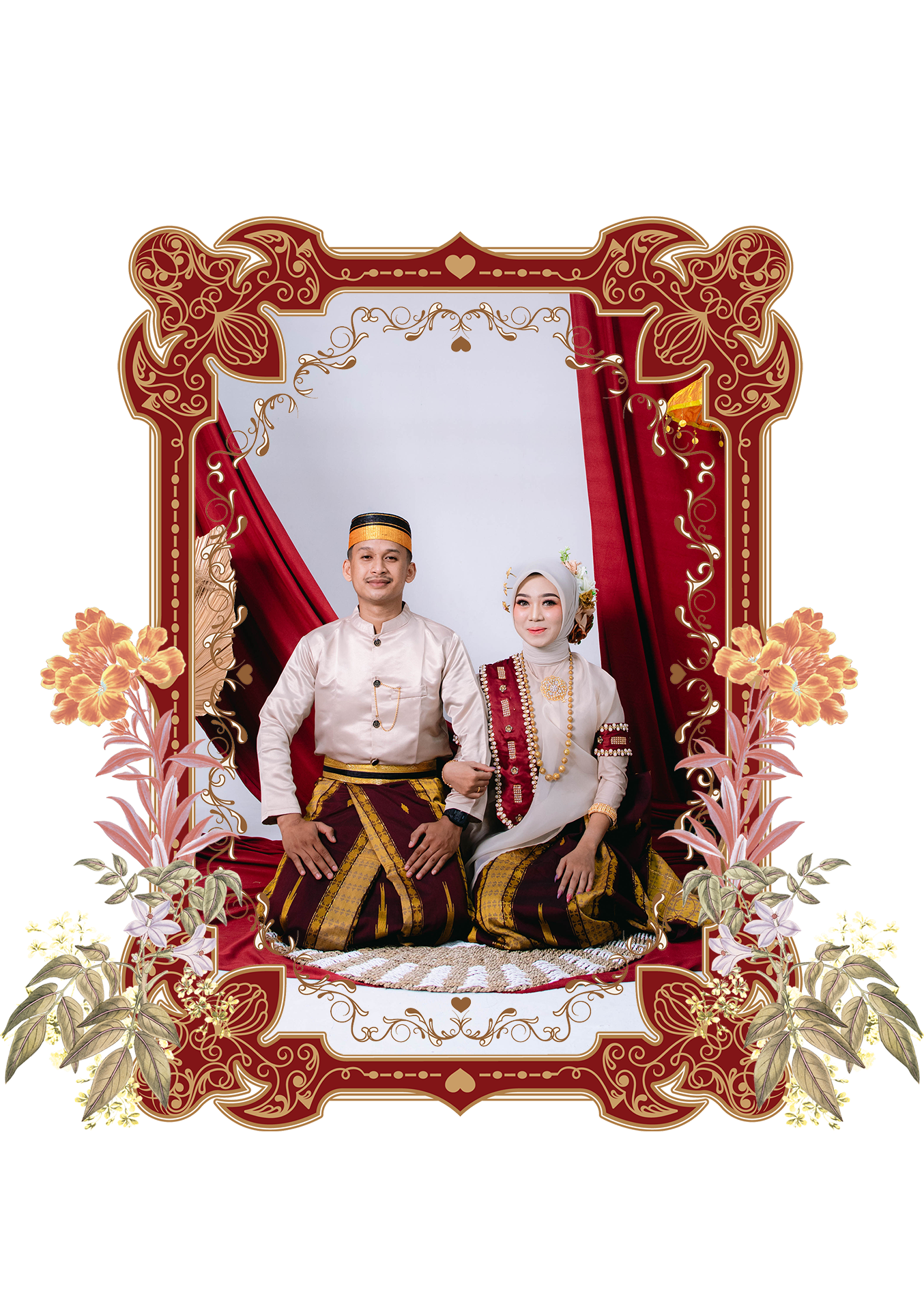 Penutub frame bugis red