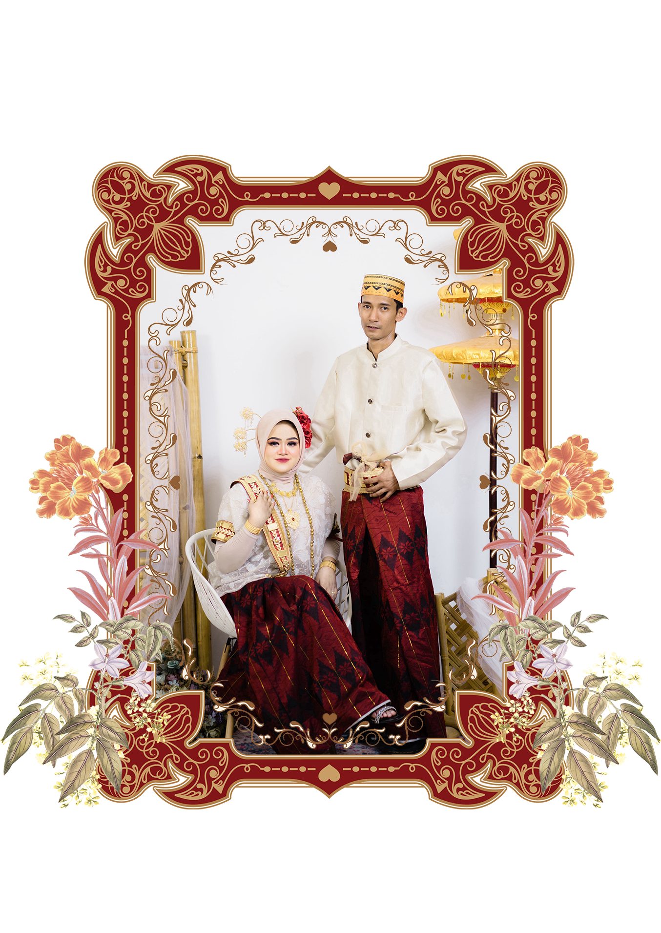 Penutub frame bugis red